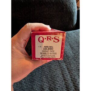 Q.R.S. Word Roll 10-390 Bridge over troubled waters Player Piano Roll